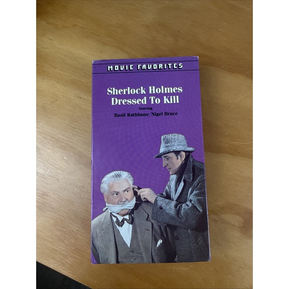Dressed to Kill Sherlock Holmes VHS Tape